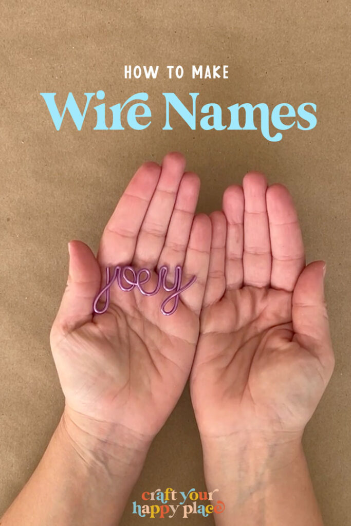 Learn how to make wire names using a few simple supplies. I'll also walk you through how to create your own template, tips for choosing the correct wire and ideas for using the wire names.