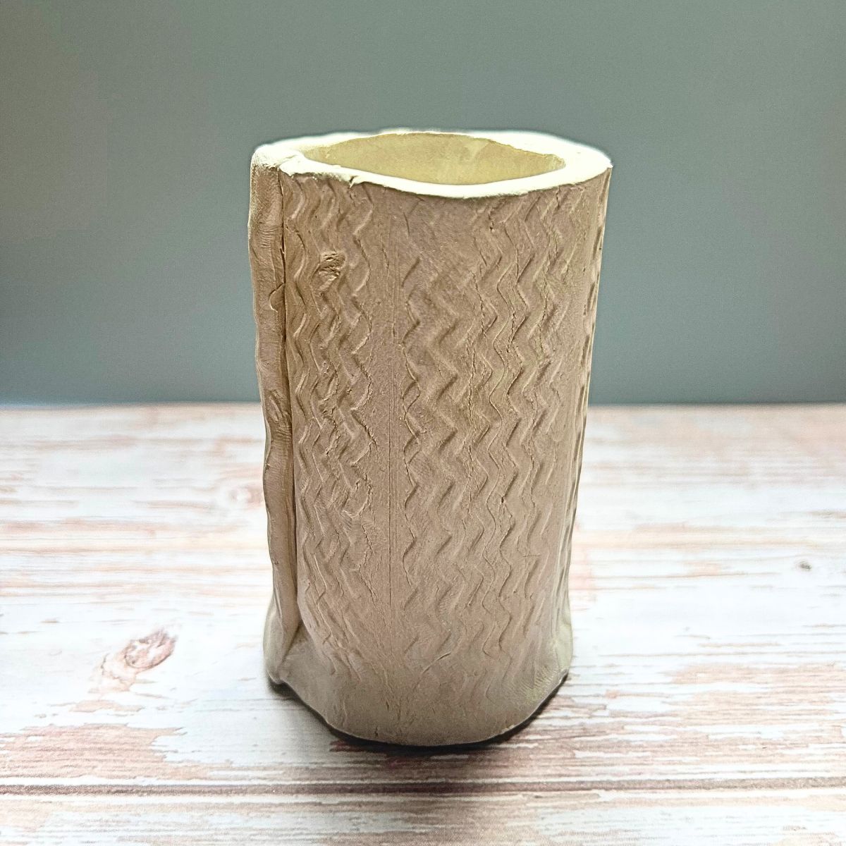 How to Make a DIY Pen Holder From Air Dry Clay - Craft Your Happy Place