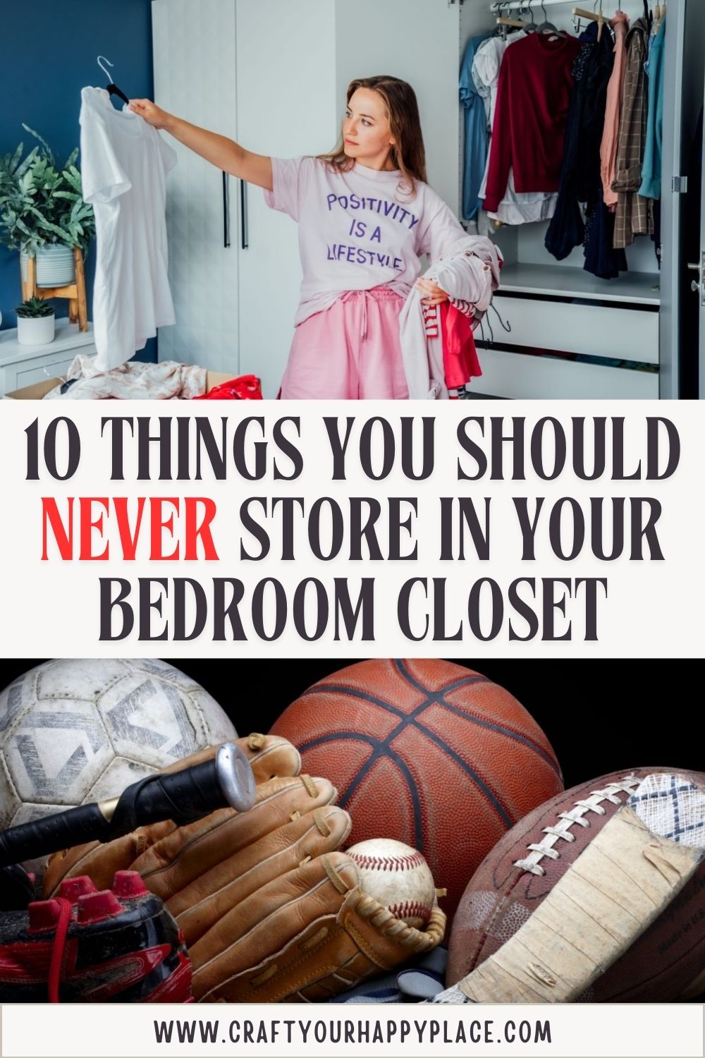 10 Things You Should Never Store in Your Bedroom Closet - Craft Your ...