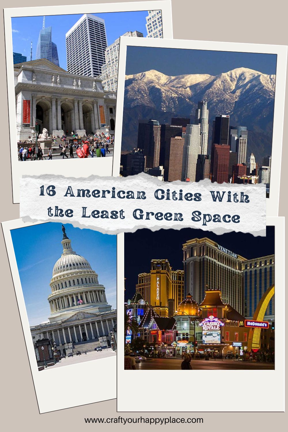 16 American Cities With the Least Green Space