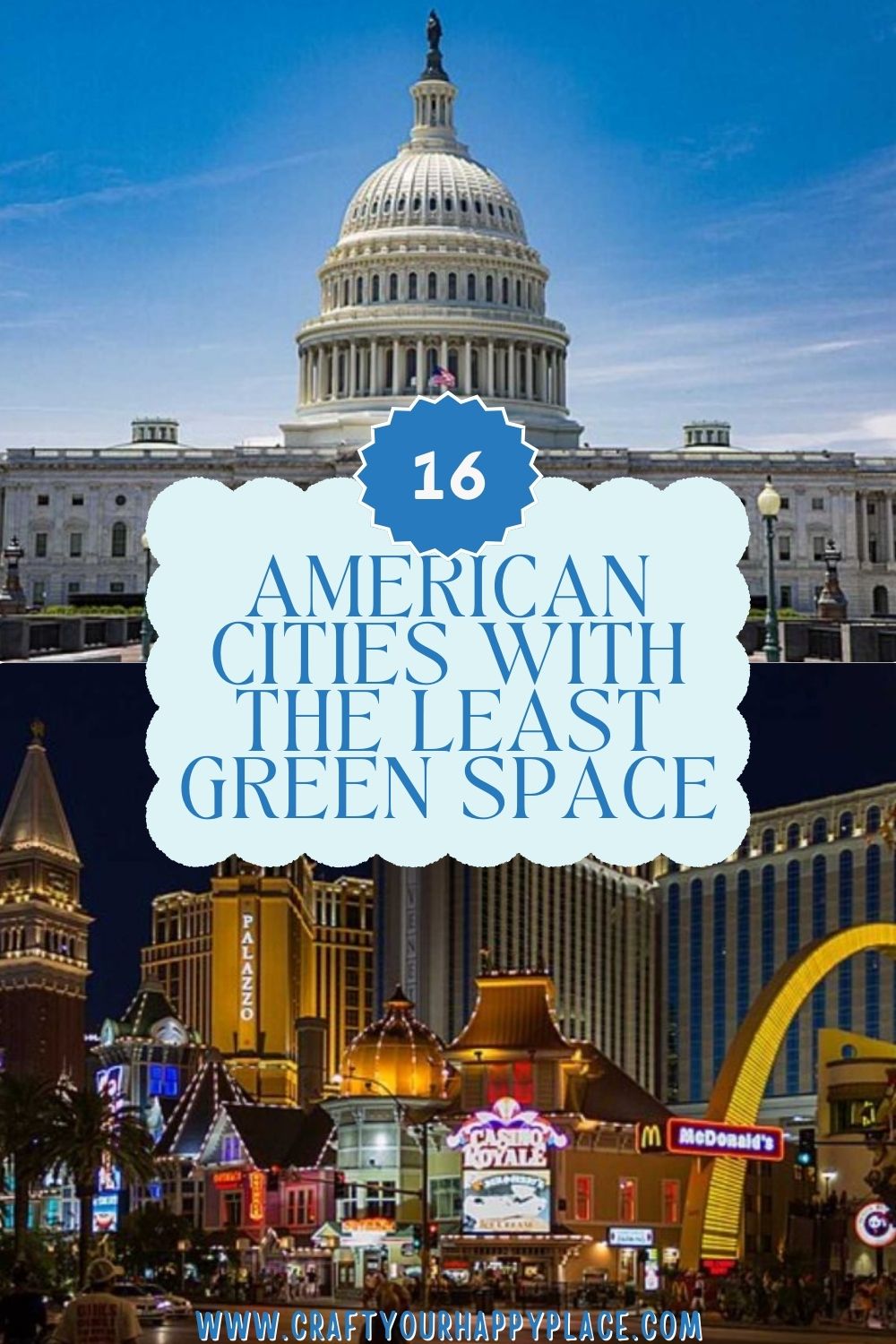 16 American Cities With the Least Green Space