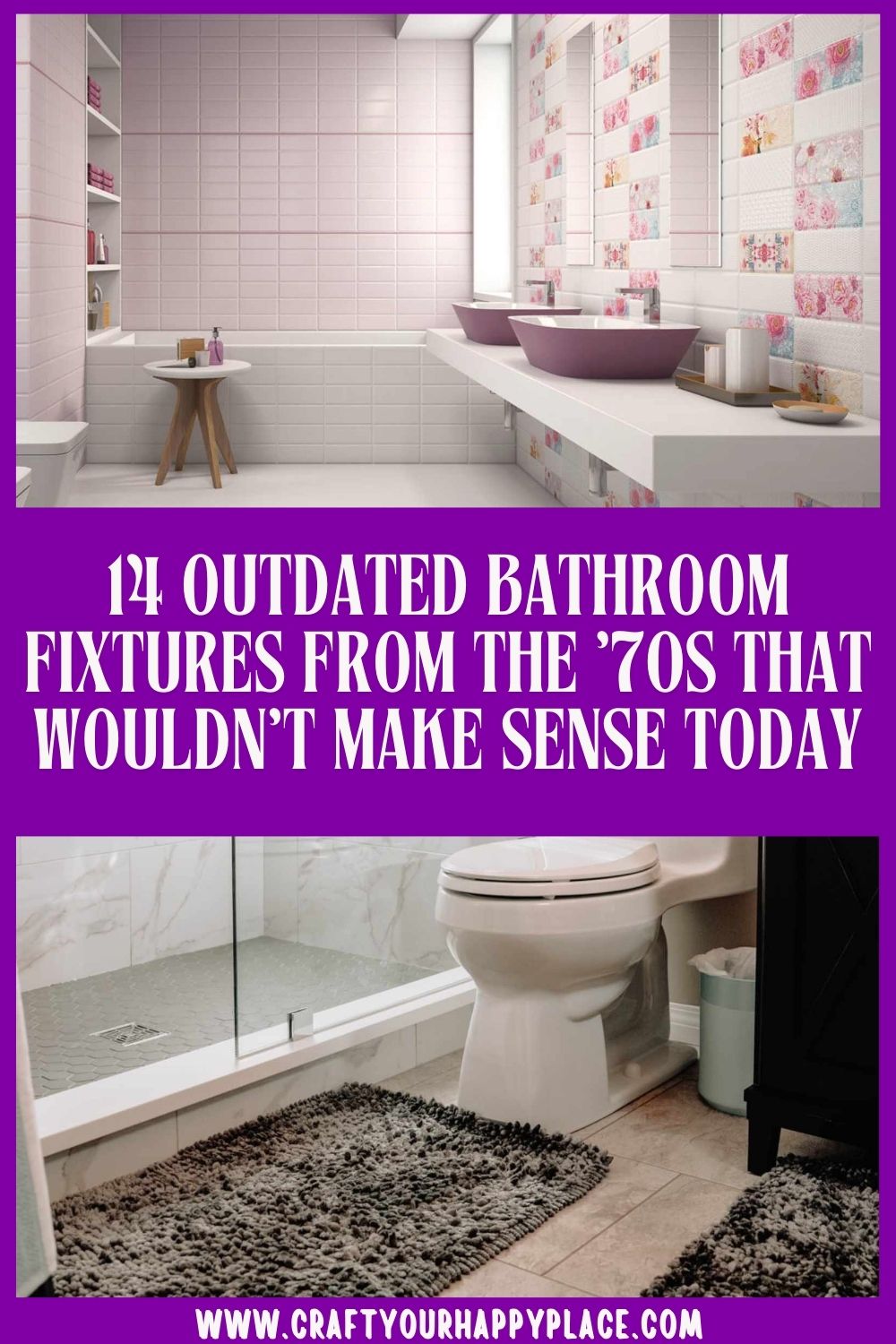 Outdated Fixture 14 Outdated Bathroom Fixtures from the ’70s That Wouldn’t Make Sense ...