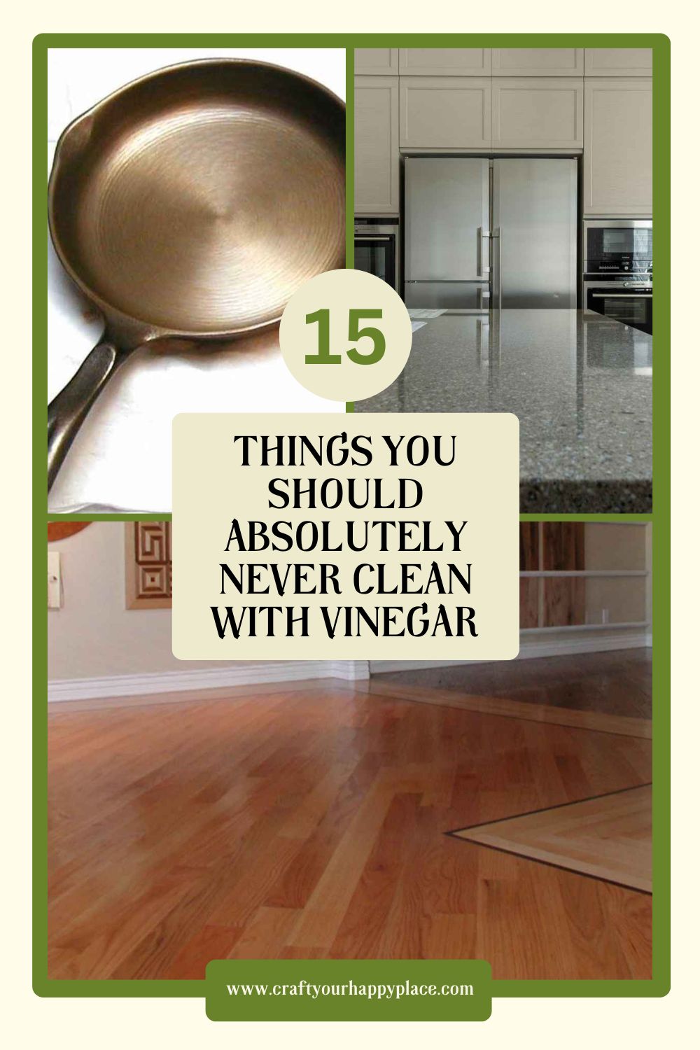 15 Things You Should Absolutely Never Clean With Vinegar - Craft Your ...