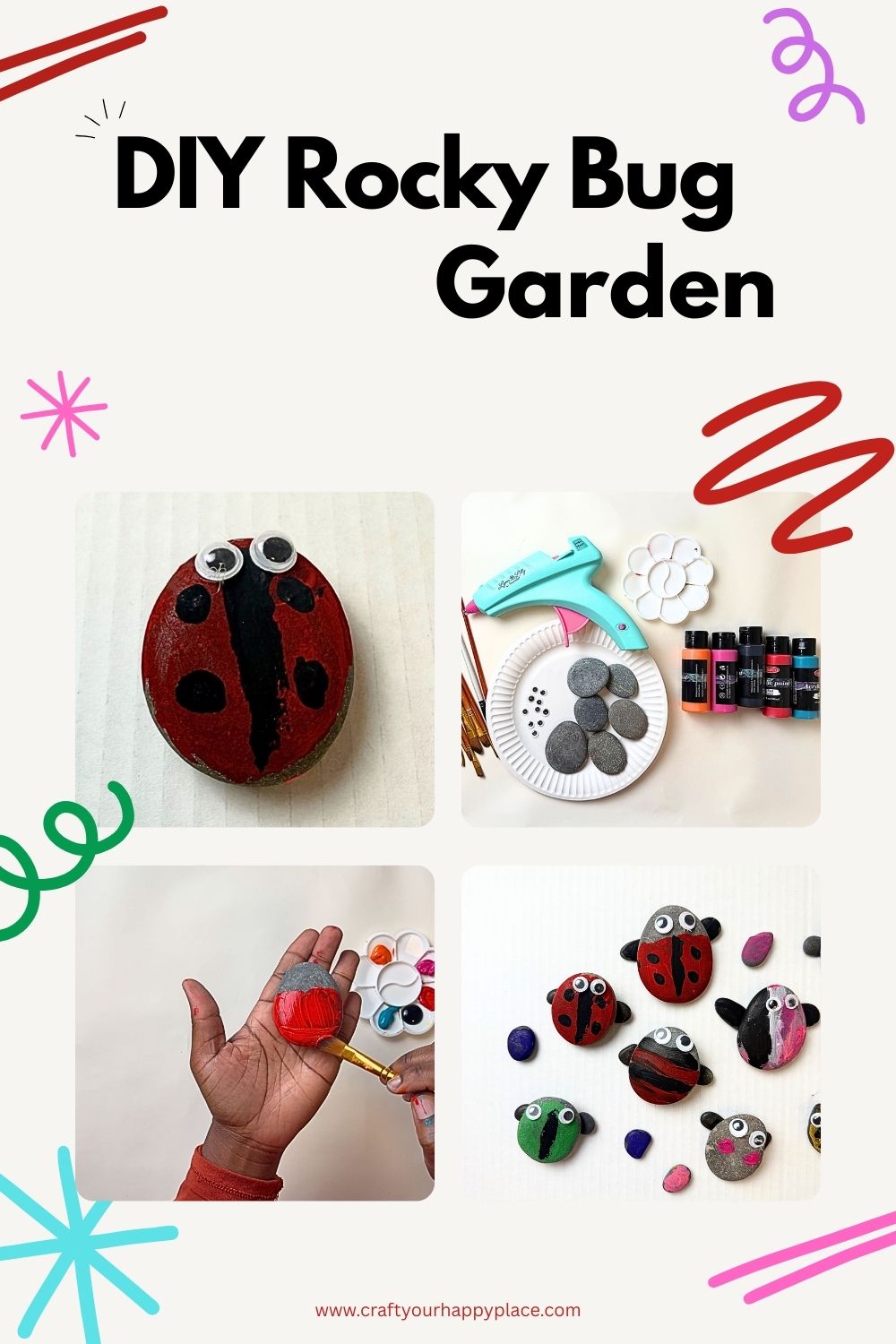 DIY Rocky Bug Garden - Craft Your Happy Place