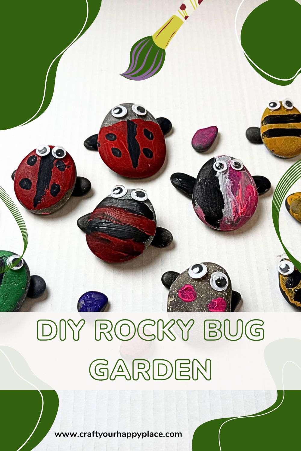 DIY Rocky Bug Garden - Craft Your Happy Place