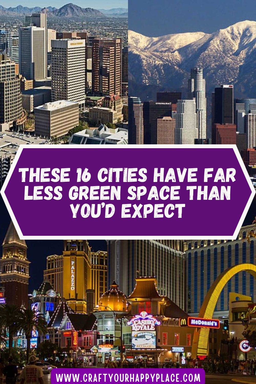 16 American Cities With the Least Green Space
