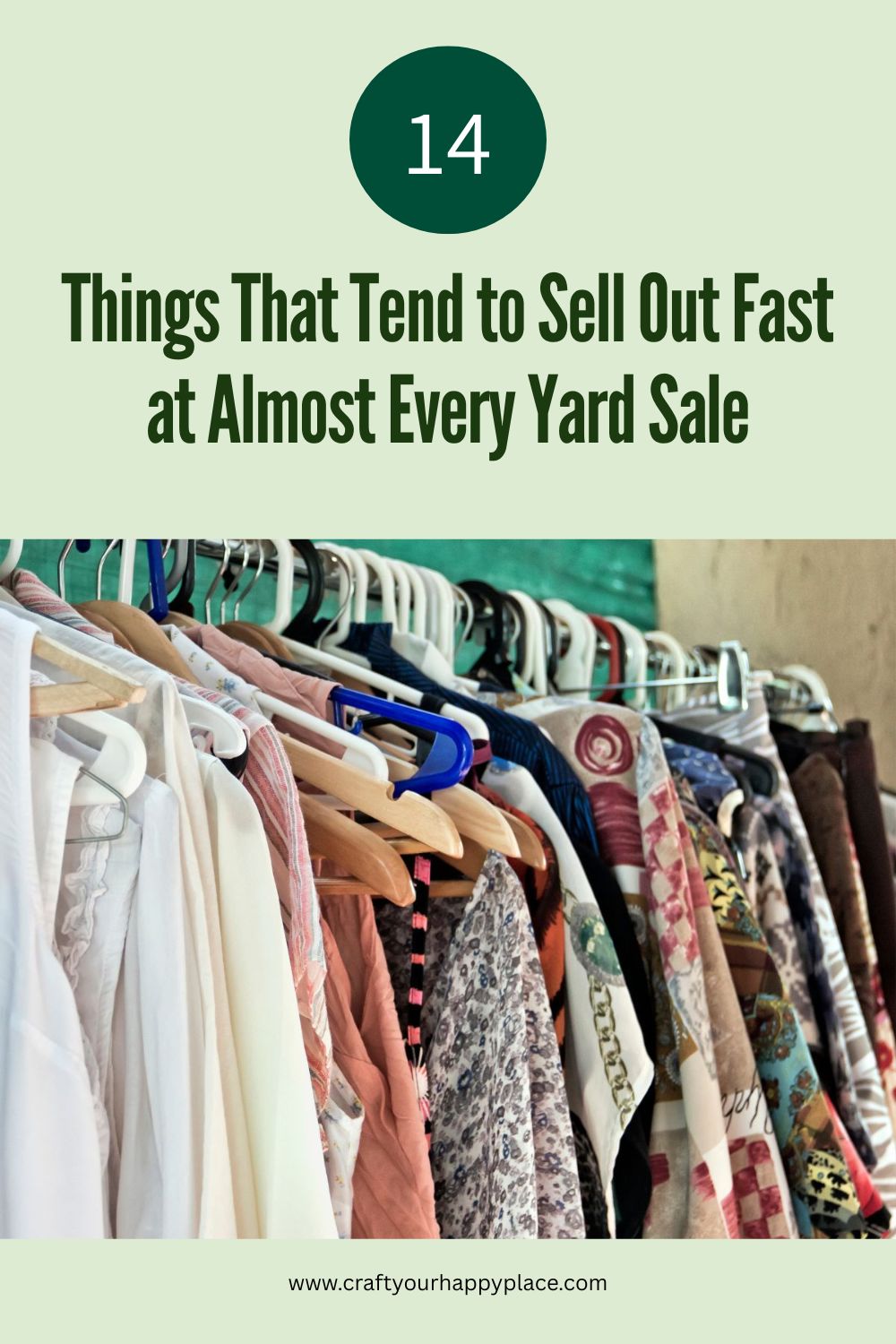 14 Things That Tend to Sell Out Fast at Almost Every Yard Sale - Craft ...