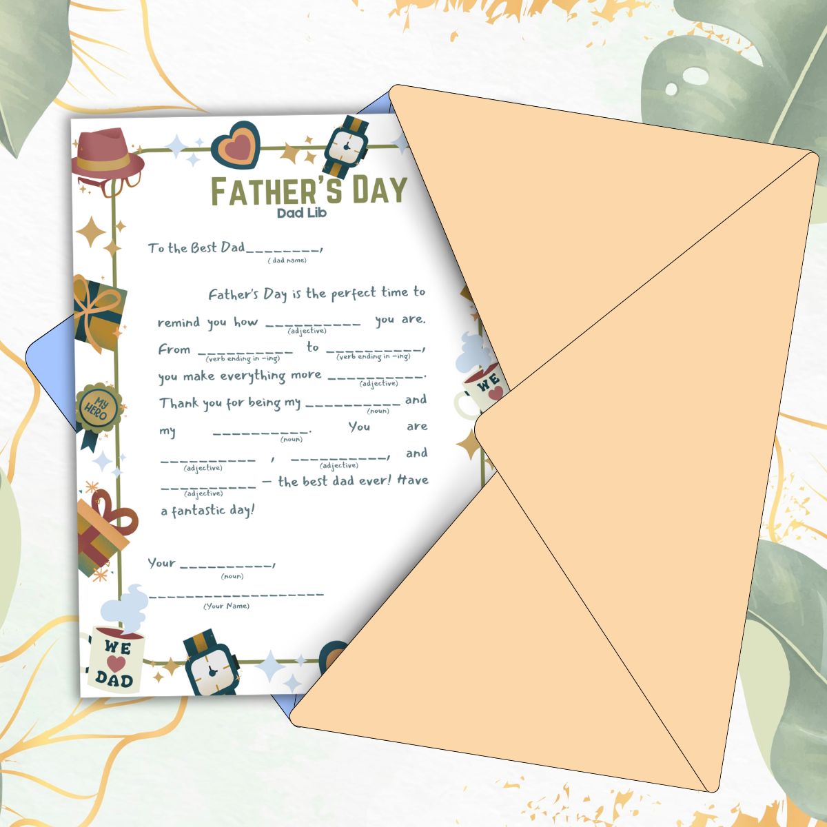 Father's Day Mad Libs Printable - Image 4