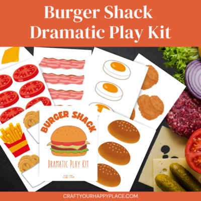 Burger Shack Dramatic Play Kit Printable