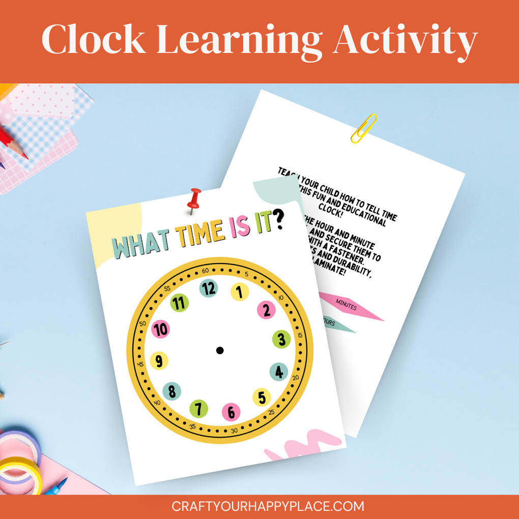 Clock Learning Activity
