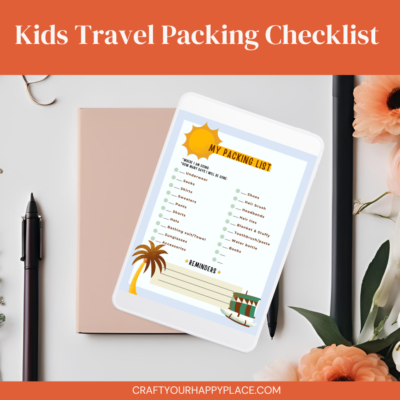 Kids Travel Packing Checklist