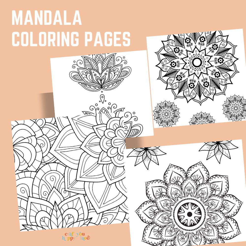 Mandala Coloring Pages for Adults and Kids