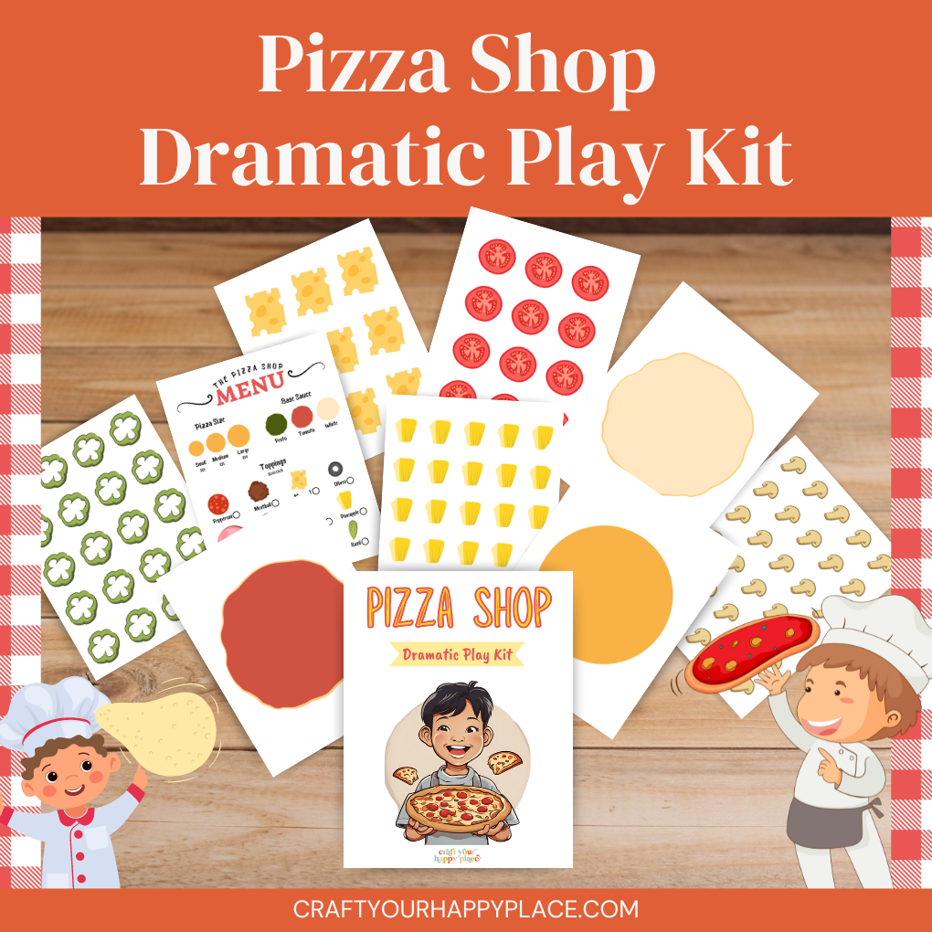 Pizza Shop Dramatic Play Printable