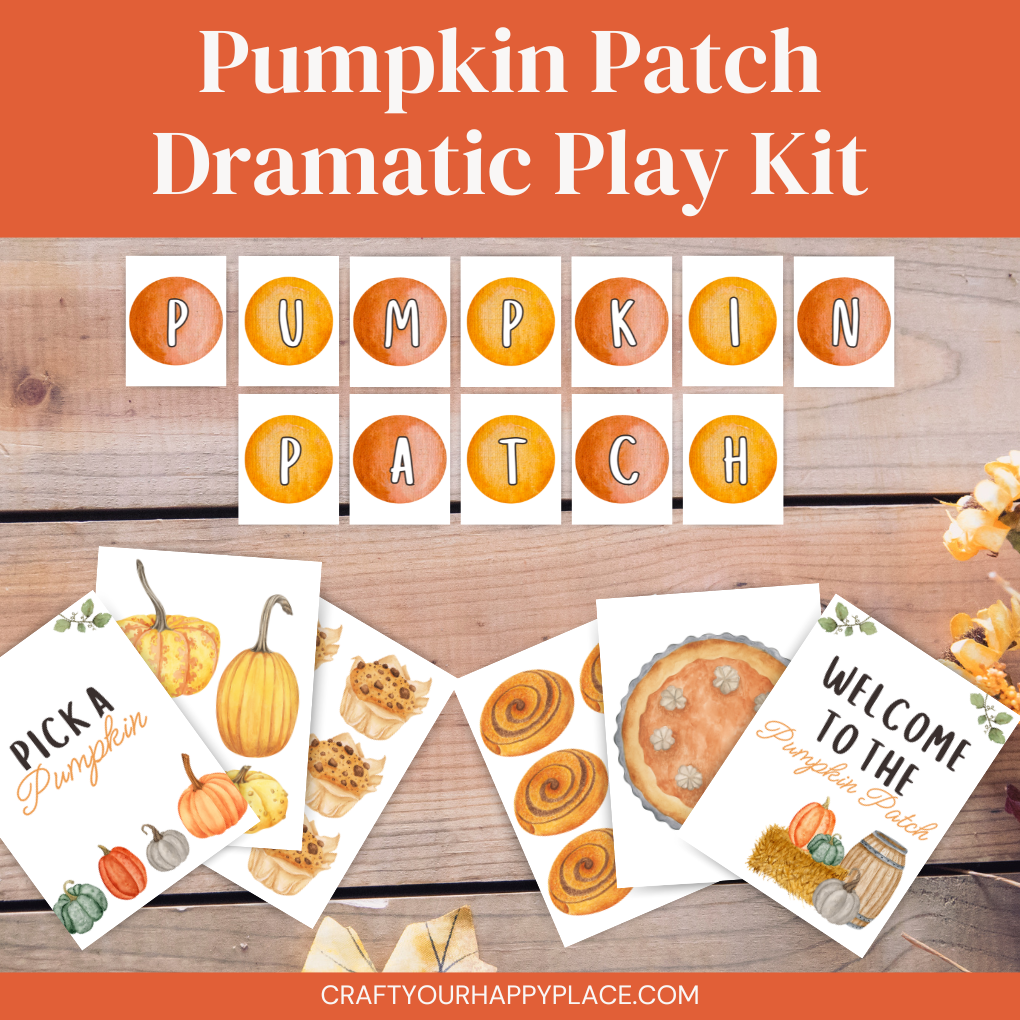 Pumpkin Patch Dramatic Play Printable Kit