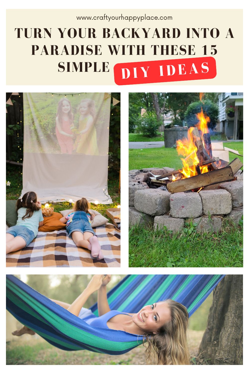 Turn Your Backyard Into a Paradise With These 15 Simple DIY Ideas ...