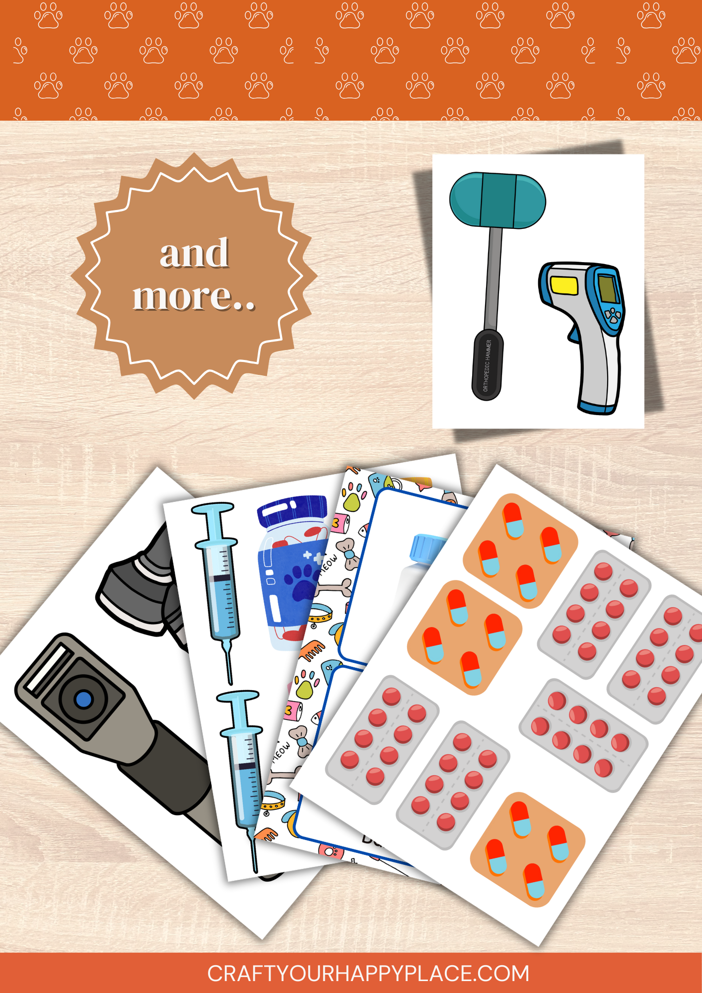 Veterinary Clinic Dramatic Pretend Play Set - Image 5