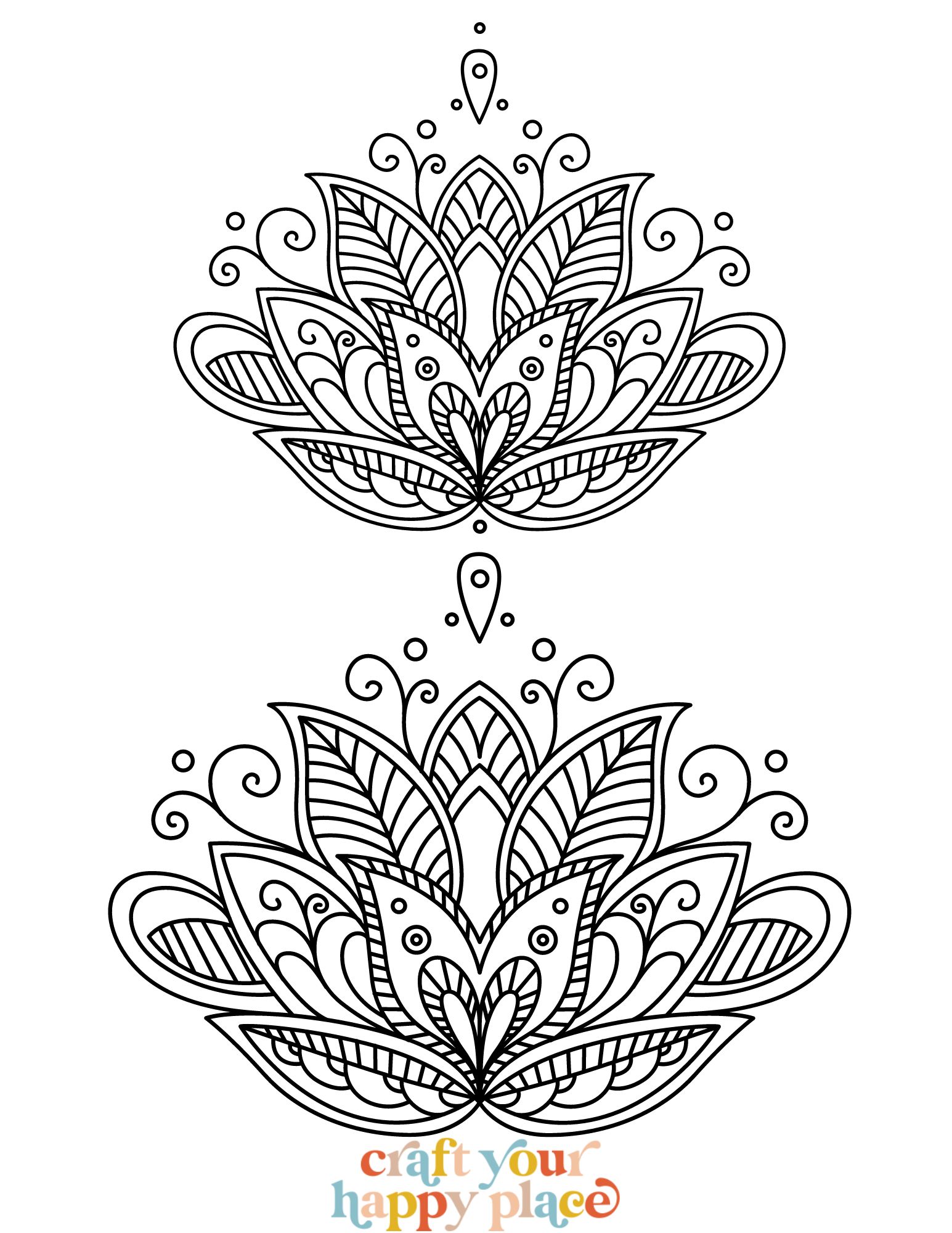Mandala Coloring Pages for Adults and Kids - Image 3