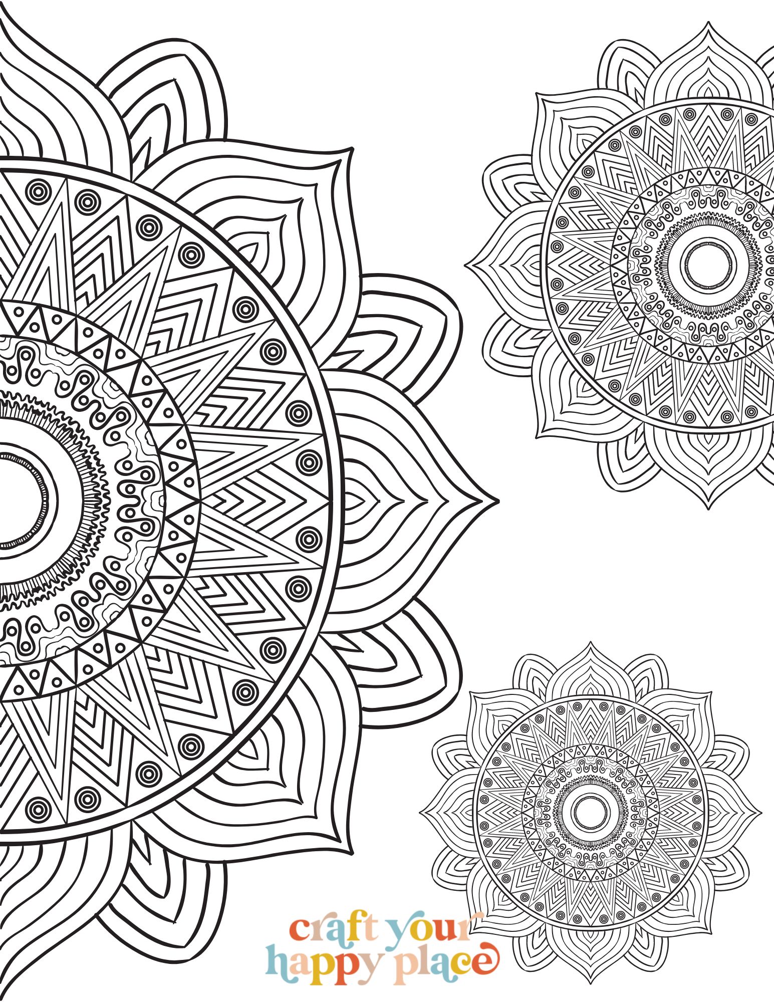 Mandala Coloring Pages for Adults and Kids - Image 2