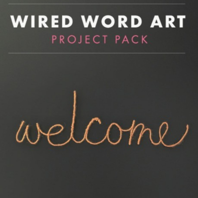 Wired Word Art Template Pack