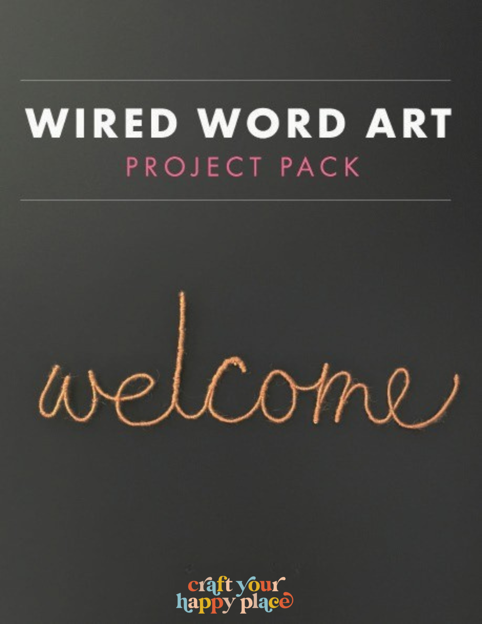 Wired Word Art Template Pack