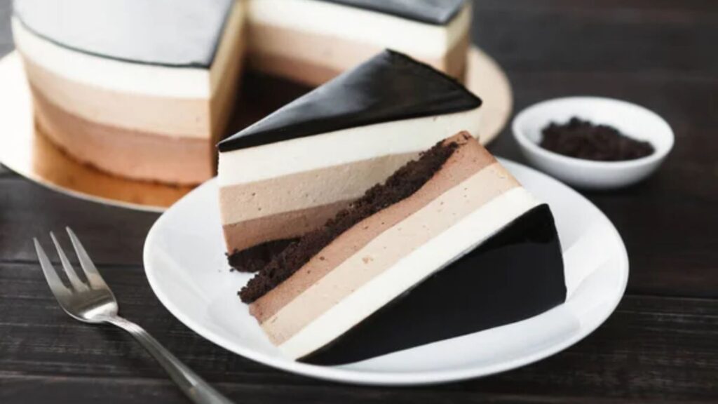 Triple Chocolate Mousse Cake Recipe