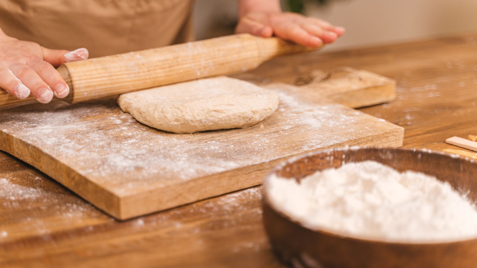 Use a Wooden Dough Bowl for Bread