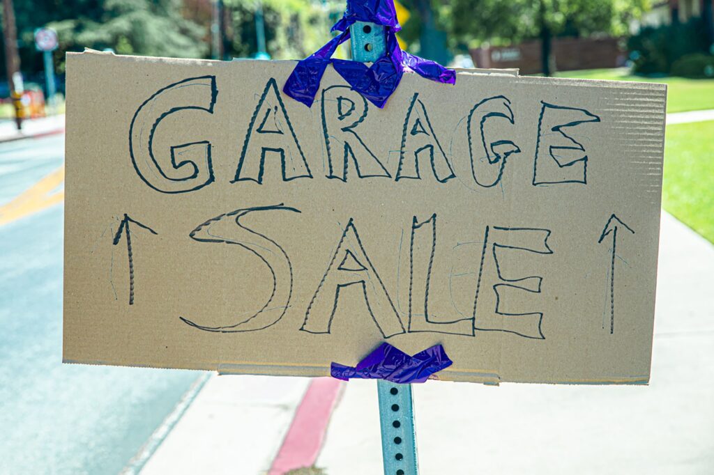 garage sales